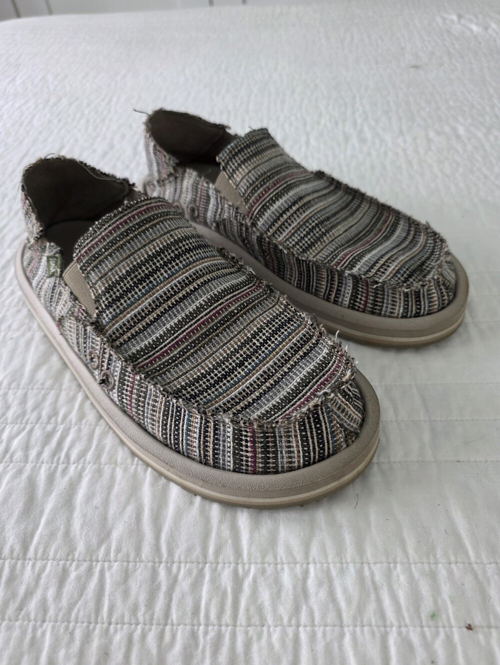 Sanuk Vagabond ST Funk Shoes Multicolor Mens 8 - Picture 13 of 15
